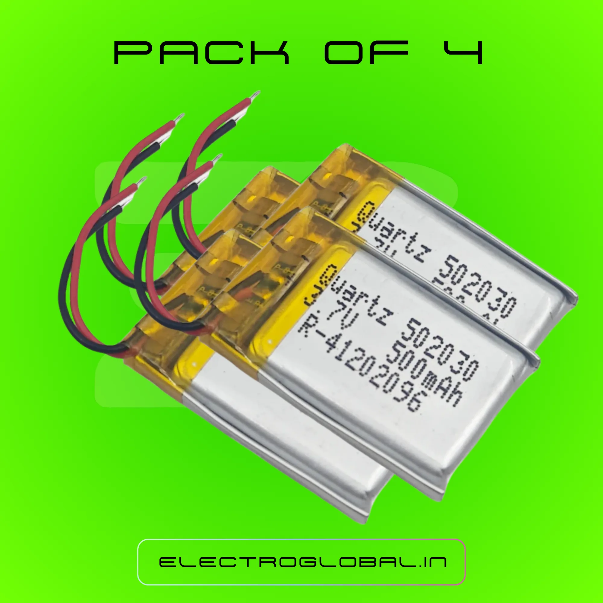 Buy the 500mAh 3.7V LiPo Battery – Lithium Polymer Battery Compatible with Drones & RC Cars, Ideal 3.7 Volt Rechargeable Battery for Various Devices 3