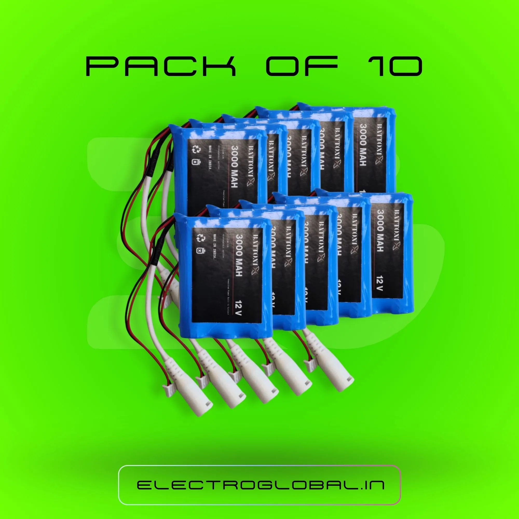 3000 Mah Rechargeable Battery, 12V Battery Pack, 12 Volt Lithium Battery for DIY Projects, Lithium Battery and Lithium Rechargeable Battery 3