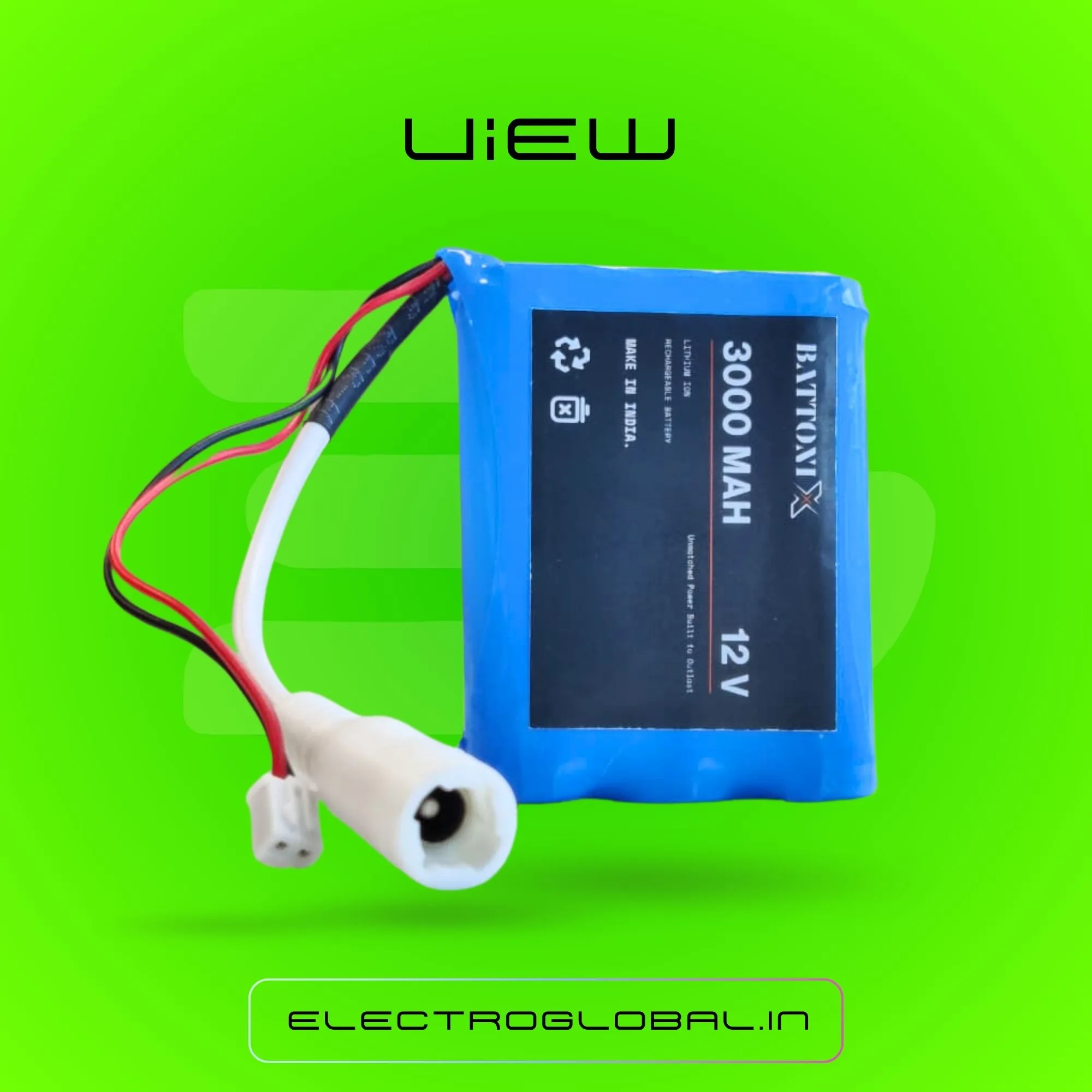 3000 Mah Rechargeable Battery, 12V Battery Pack, 12 Volt Lithium Battery for DIY Projects, Lithium Battery and Lithium Rechargeable Battery 5
