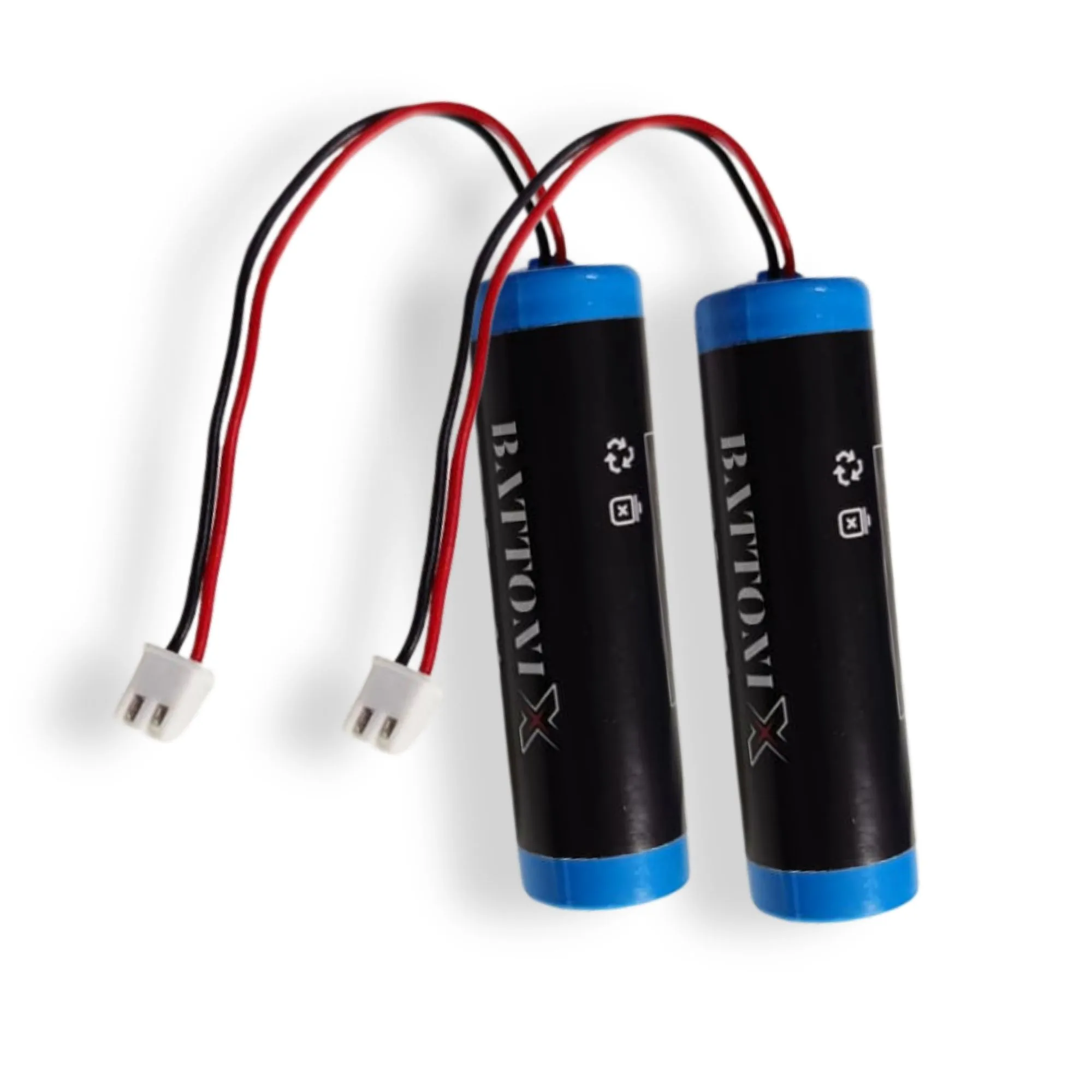 Single Cell 18650 2600mAh 3.7V Li Ion Rechargeable Battery with BMS | Protected Lithium Battery for RC Car, LED Torch, Portable Fan