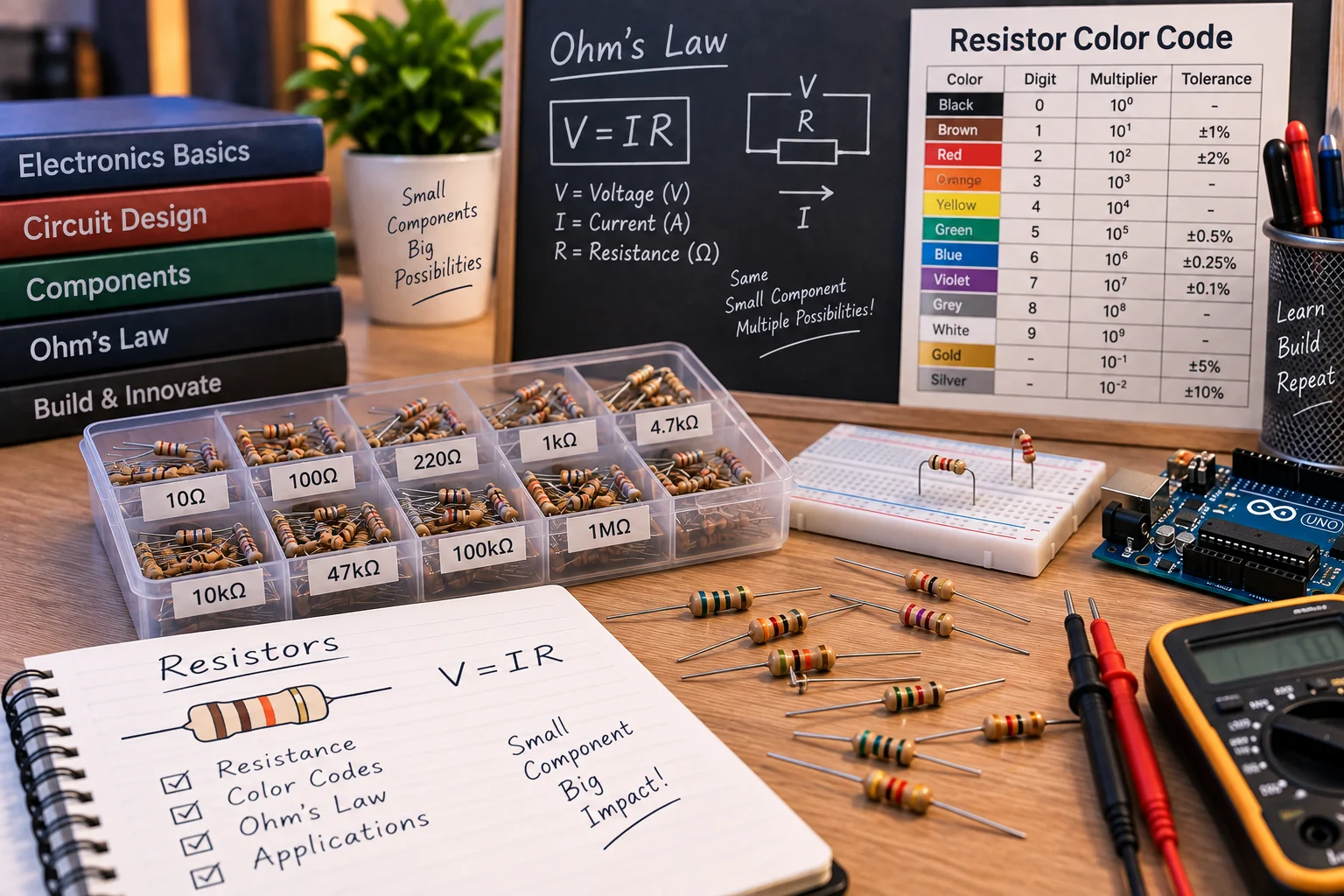 Resistors Explained: Understanding Resistance, Color Codes, and Ohm's Law