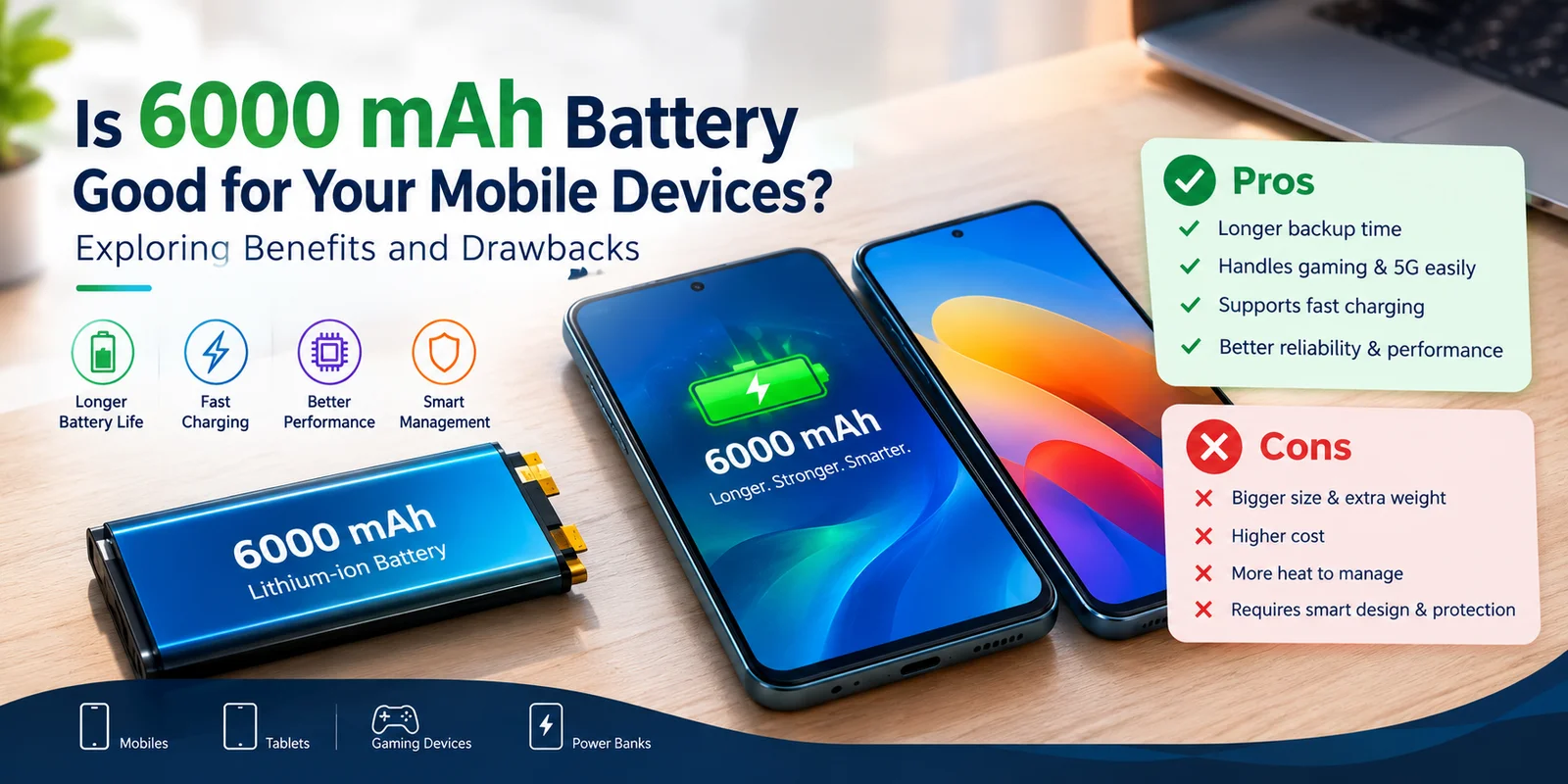 Is 6000 mAh Battery Good for Your Mobile Devices Exploring Benefits and Drawbacks