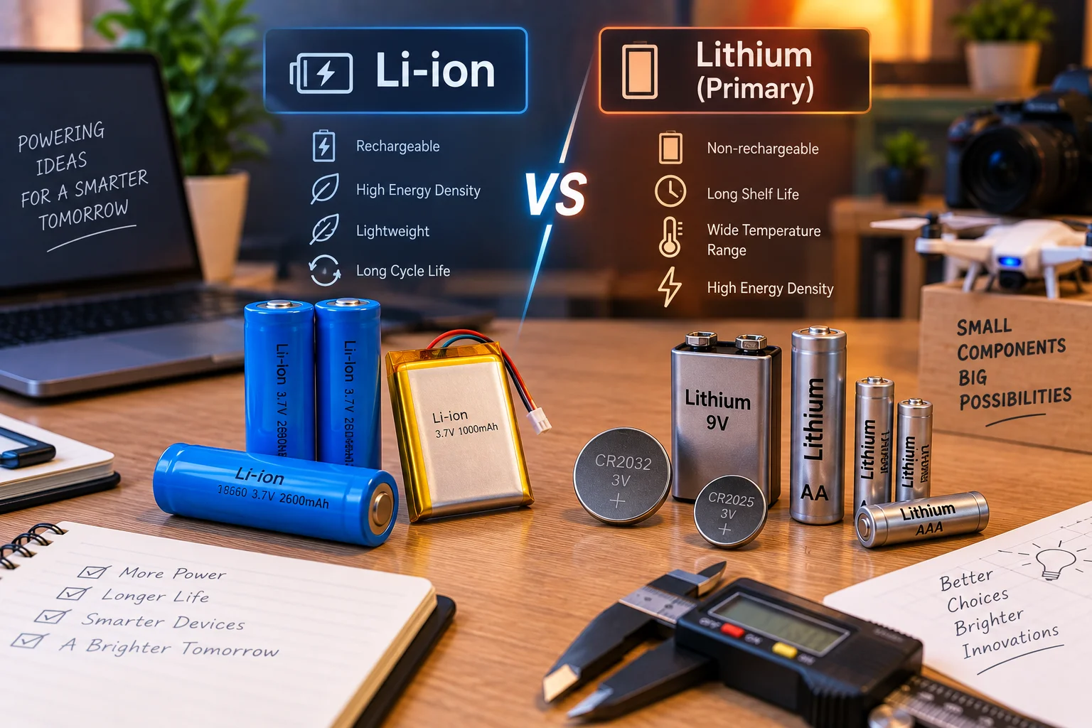Li-ion Batteries vs. Lithium Batteries: What’s the Best Choice for Your Device?