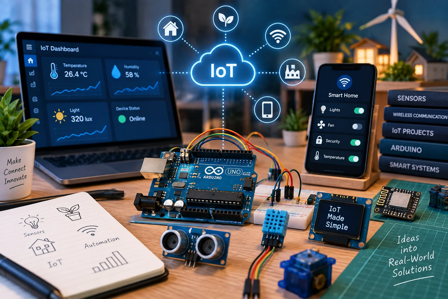 Arduino in IoT Applications | Building High-Tech Electronics Projects with Arduino