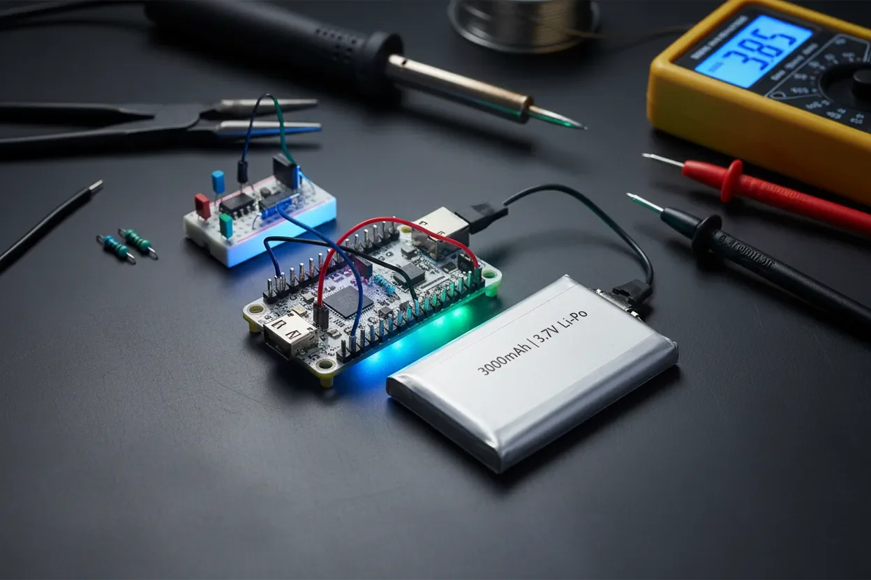 Raspberry Pi Pico Battery Guide Featuring 3000mAh LiPo Battery Insights