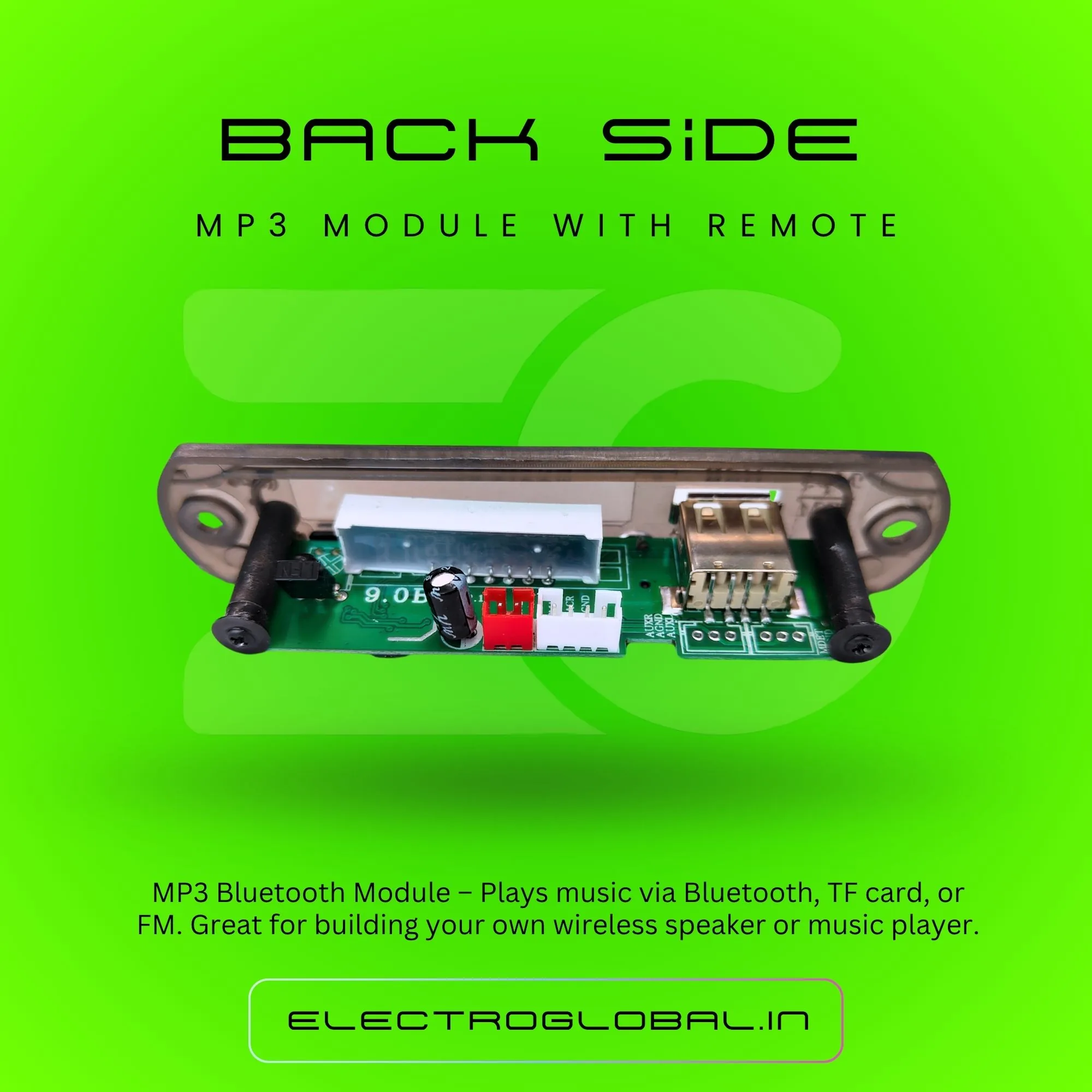 Bluetooth Speaker Module, FM Module, and MP3 Player Compatible with FM Radio with Bluetooth Functionality 3