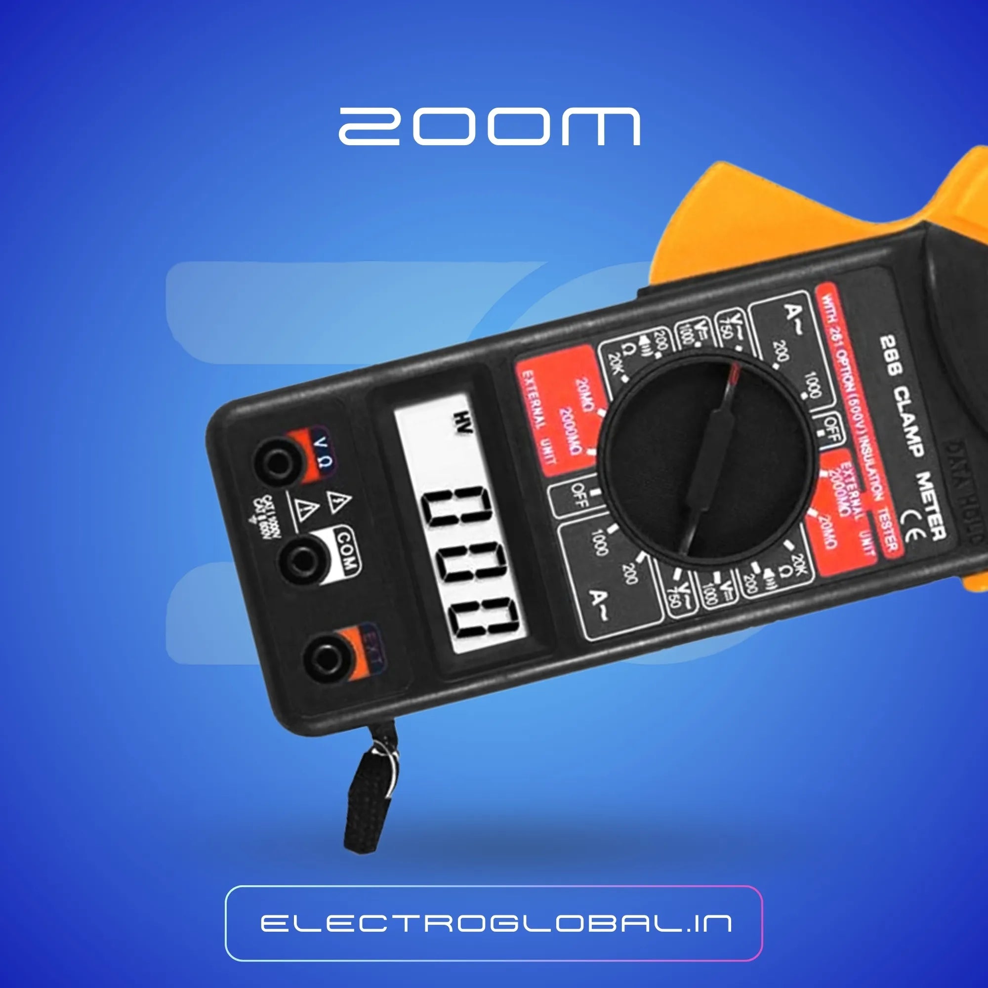 DT266 Digital Clamp Multimeter for Measuring Ac and Dc Voltage 3
