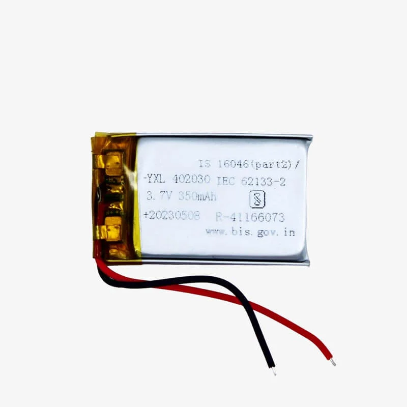 3.7 v 350mah battery /Li-Po Rechargeable Battery (YXL 402030)
