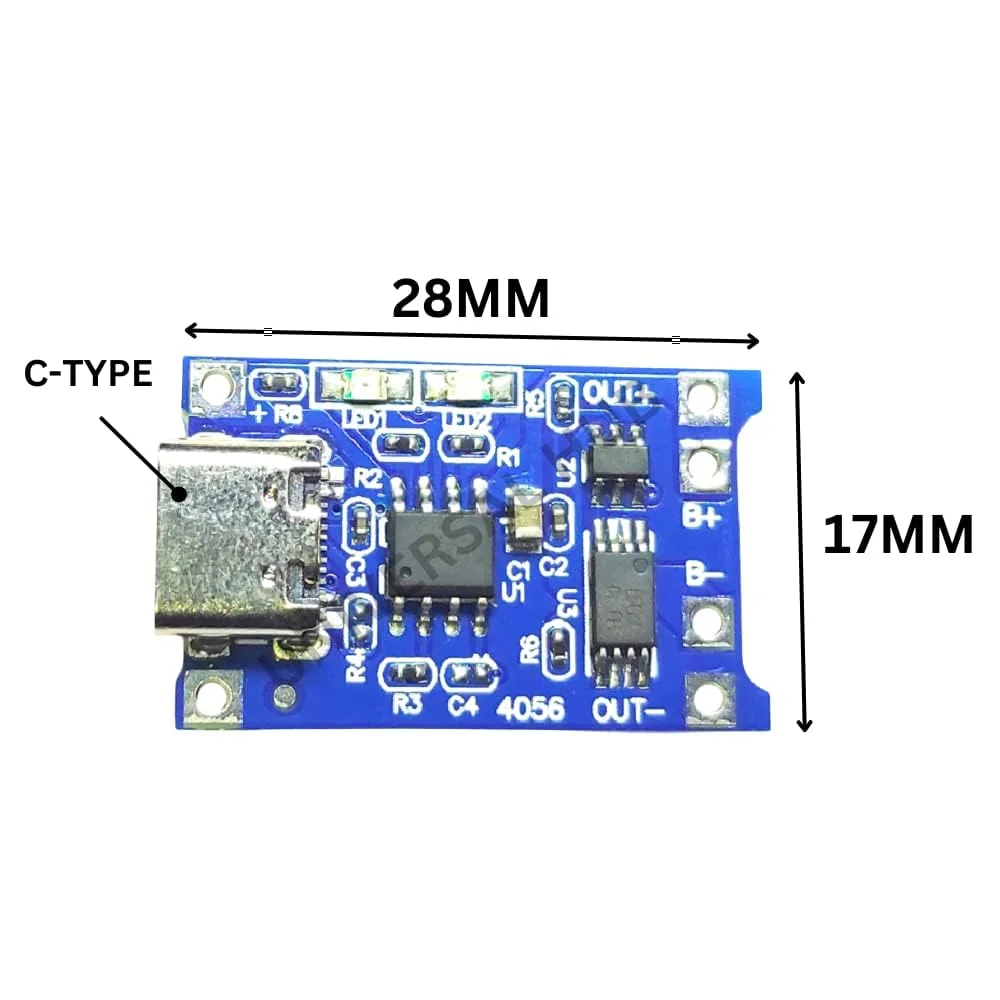 TP4056 Charging Module Battery Protection (Type C) 2