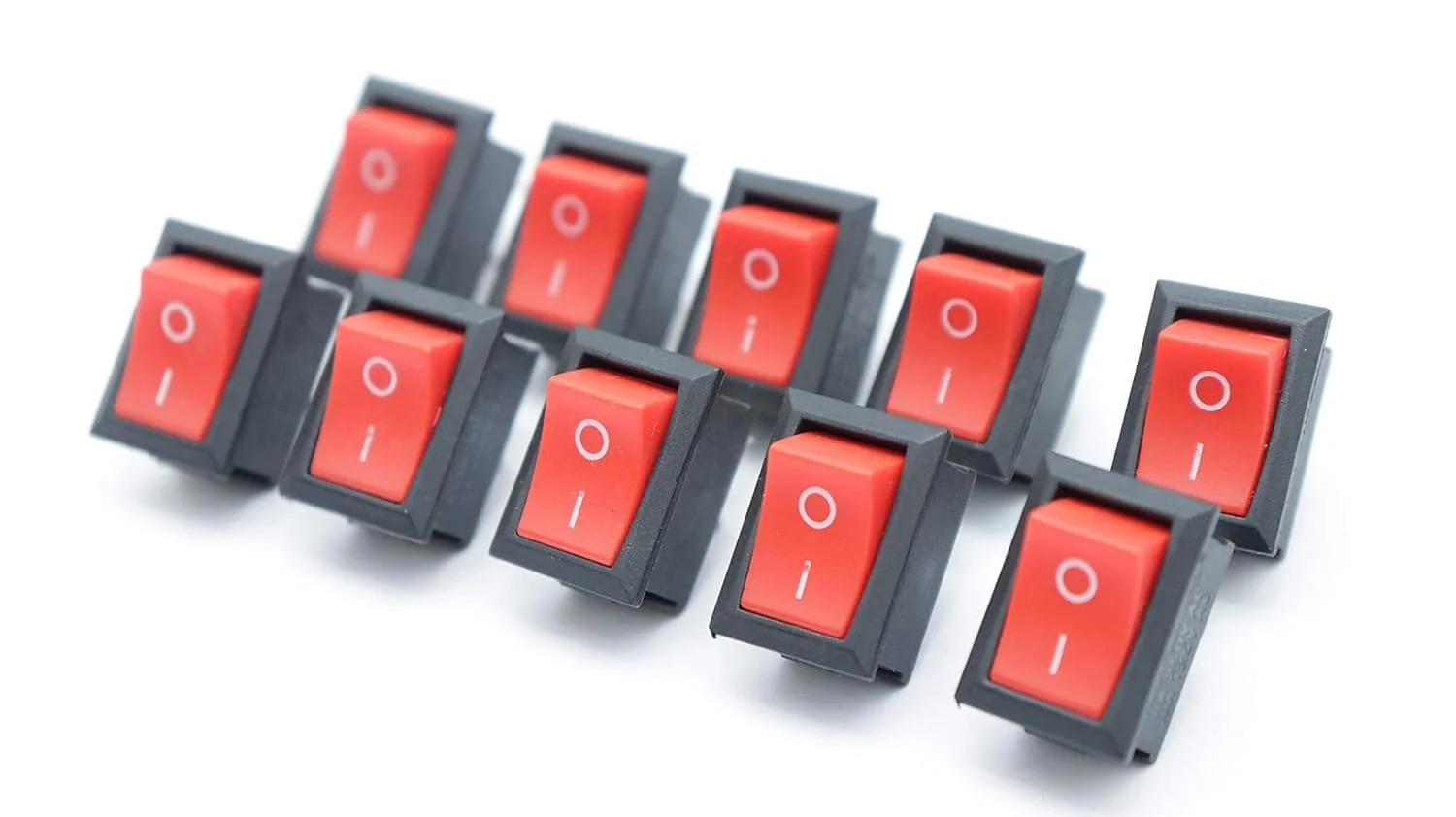 2-Pin SPST ON-OFF Mini Rocker Switch - 2A 250V 4