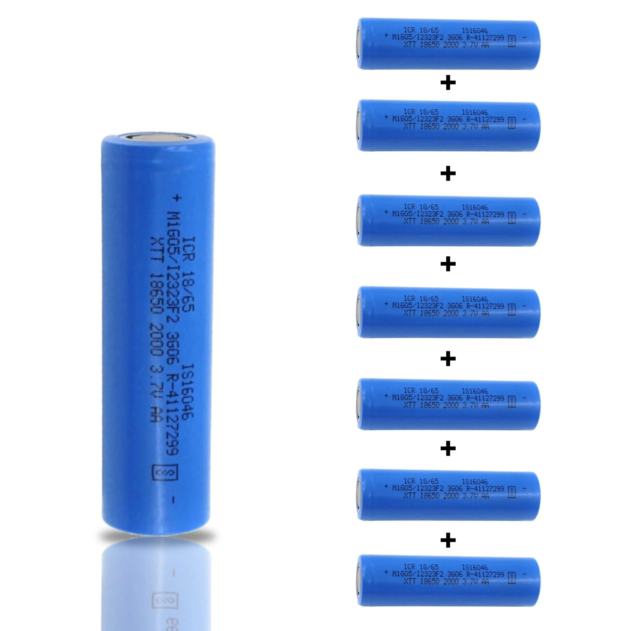 18650 Lithium Ion 2000mAh Rechargeable Battery - Li Ion 18650 Battery - High Quality 4