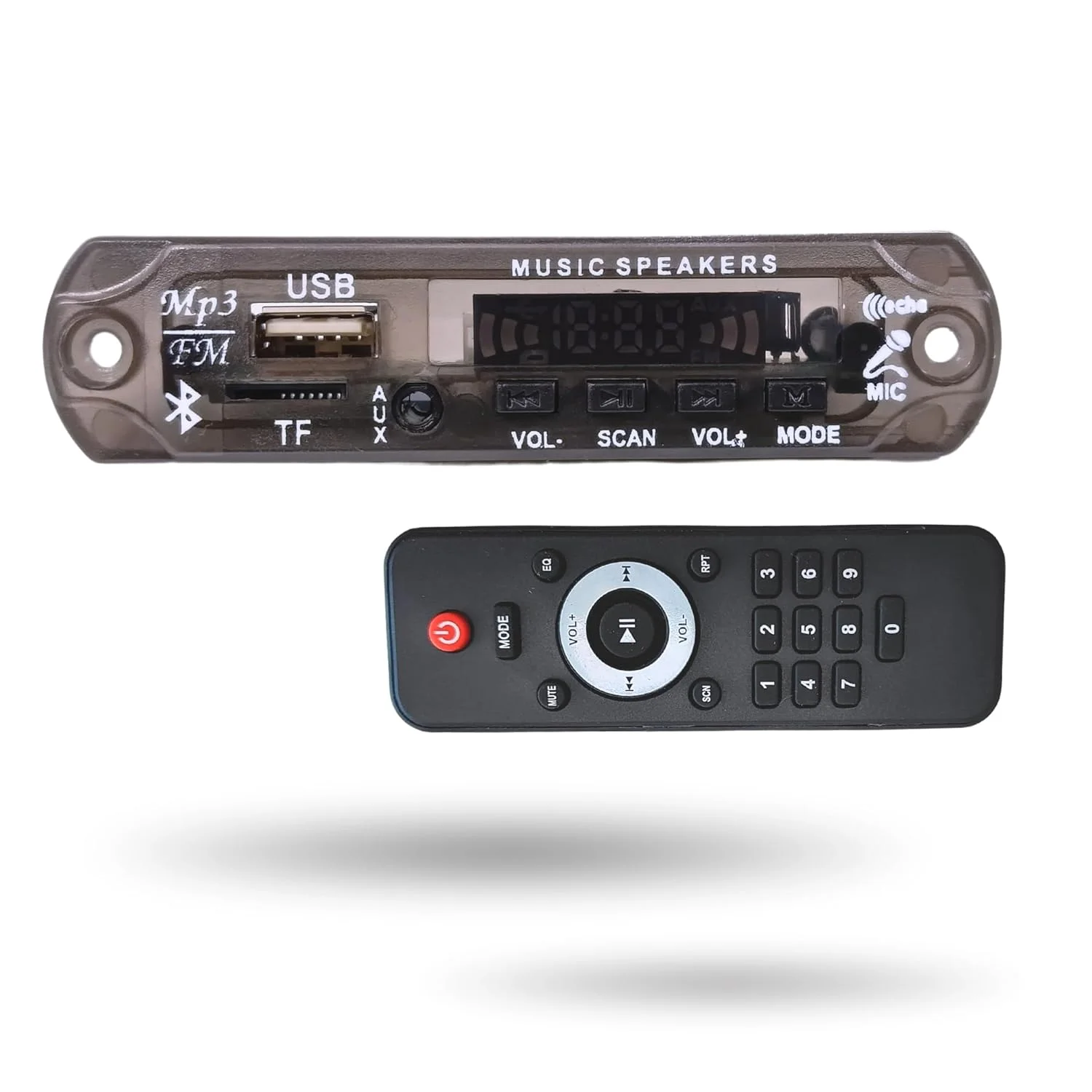 MP3/FM/USB/Bluetooth Audio Module with Remote | Multifunction Music Player Board | Electronic Components Electronic Hobby Kit | Electroglobal