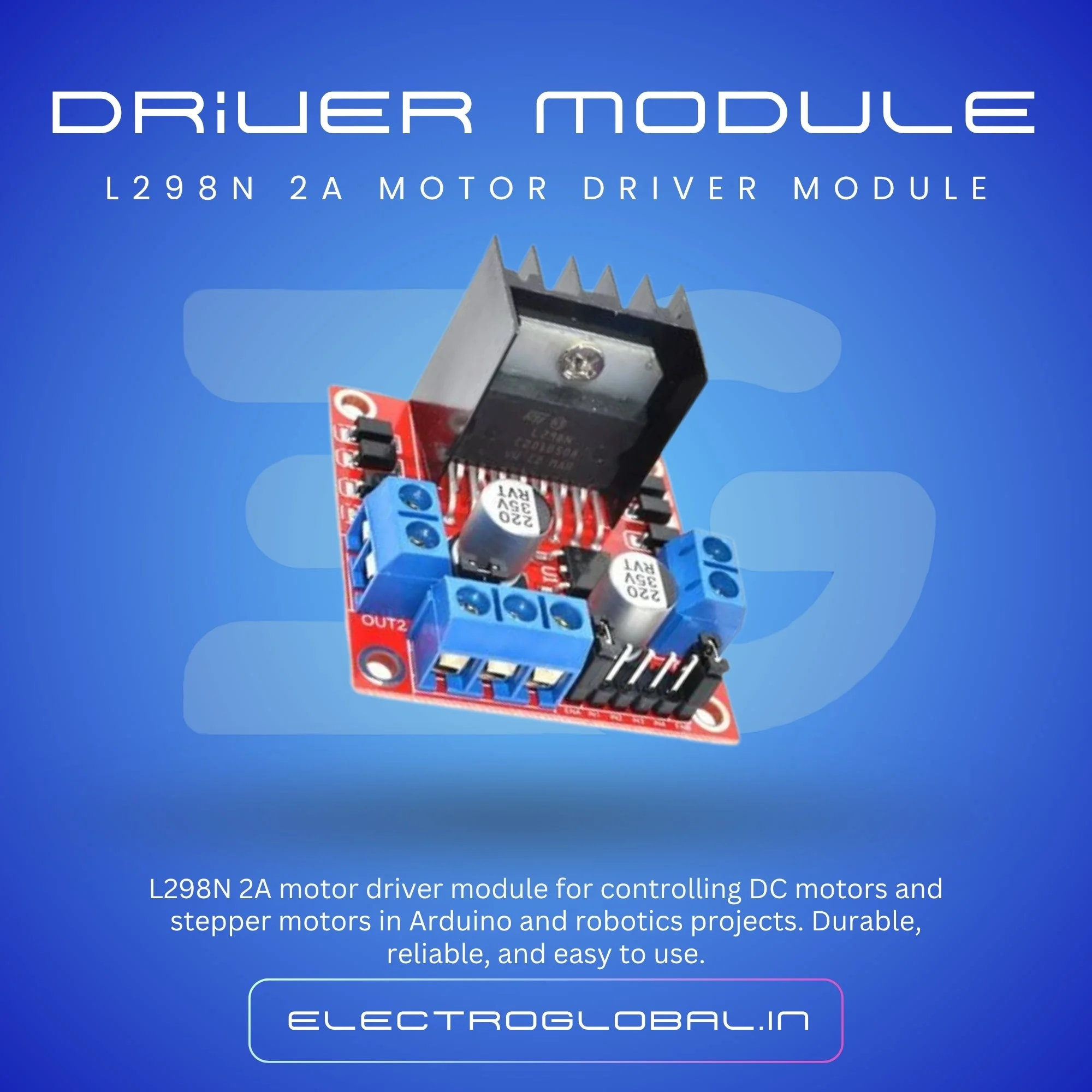 L298N 2A Based Motor Driver Module 4