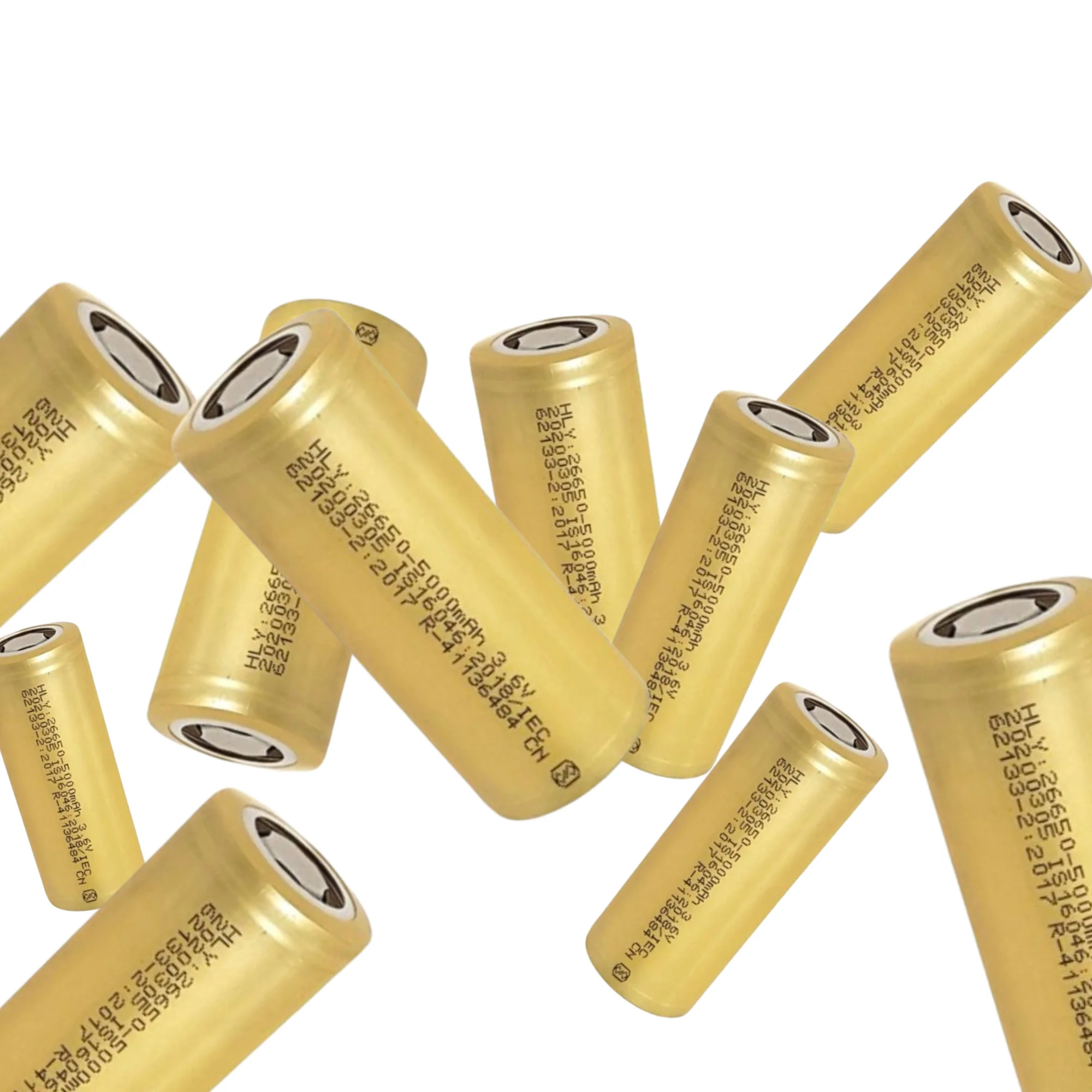 26650 - 5000mAh 3.6V/4.2V Lithium-Ion Rechargeable Batteries | 5000mAh Lithium Ion Battery Cells
