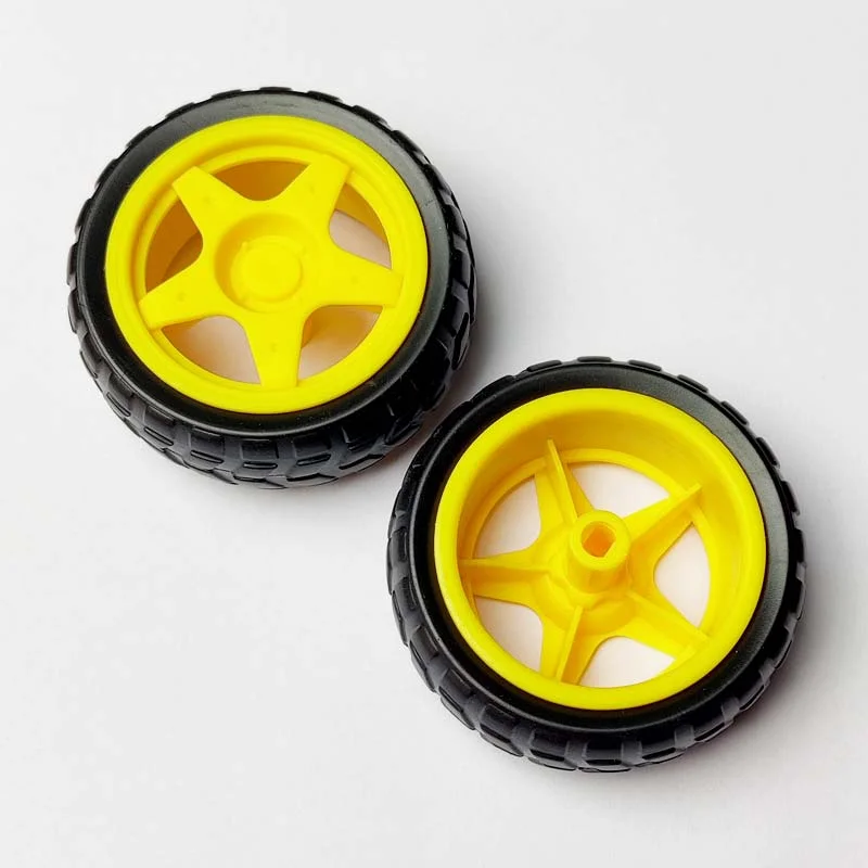 Robot Wheel 65mm for DC Geared Motor 1